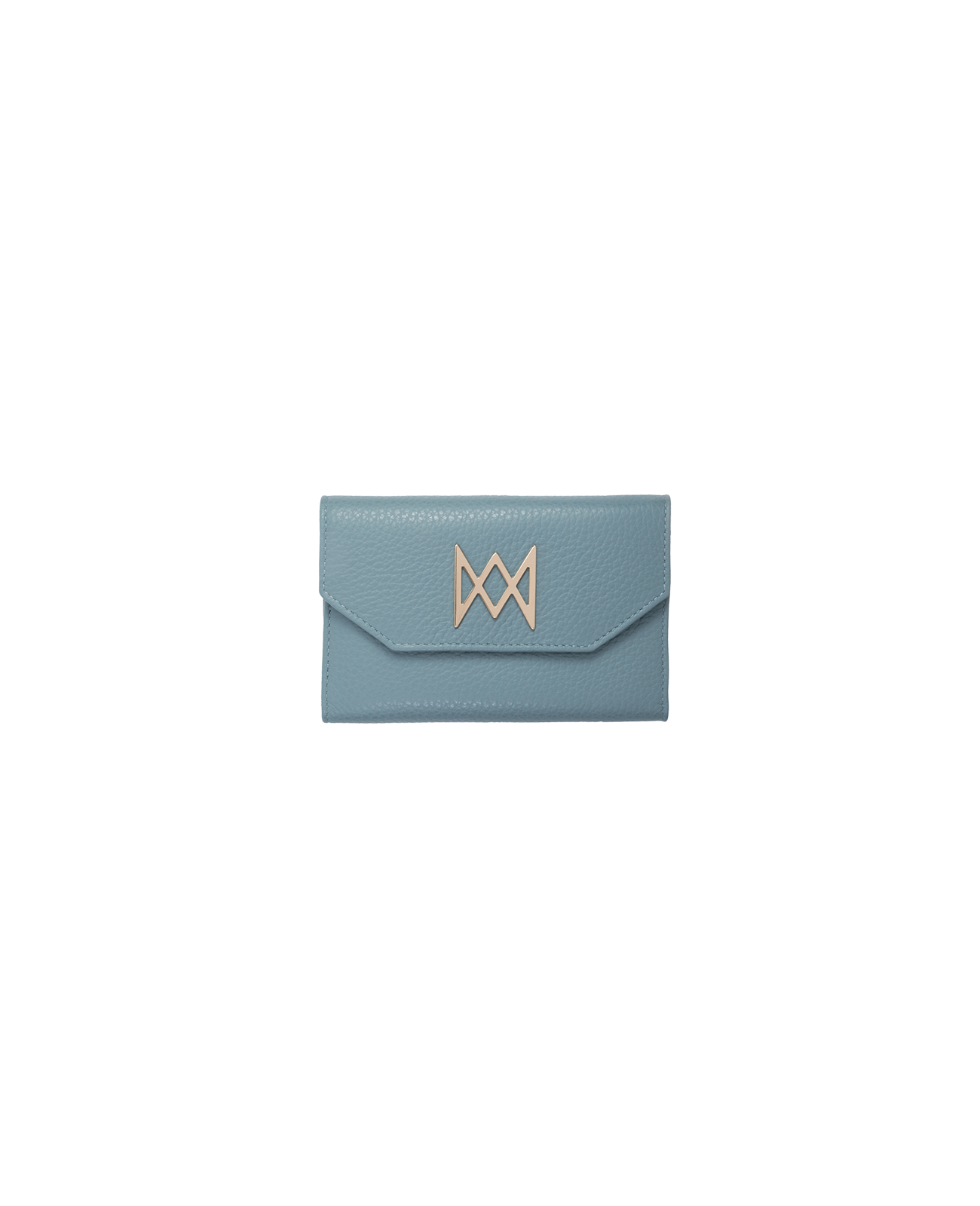 Wallet in Italian full-grain leather. Designed to carry your personal items. Available in a variety of styles and designs. Color: Avio. Size: Mini