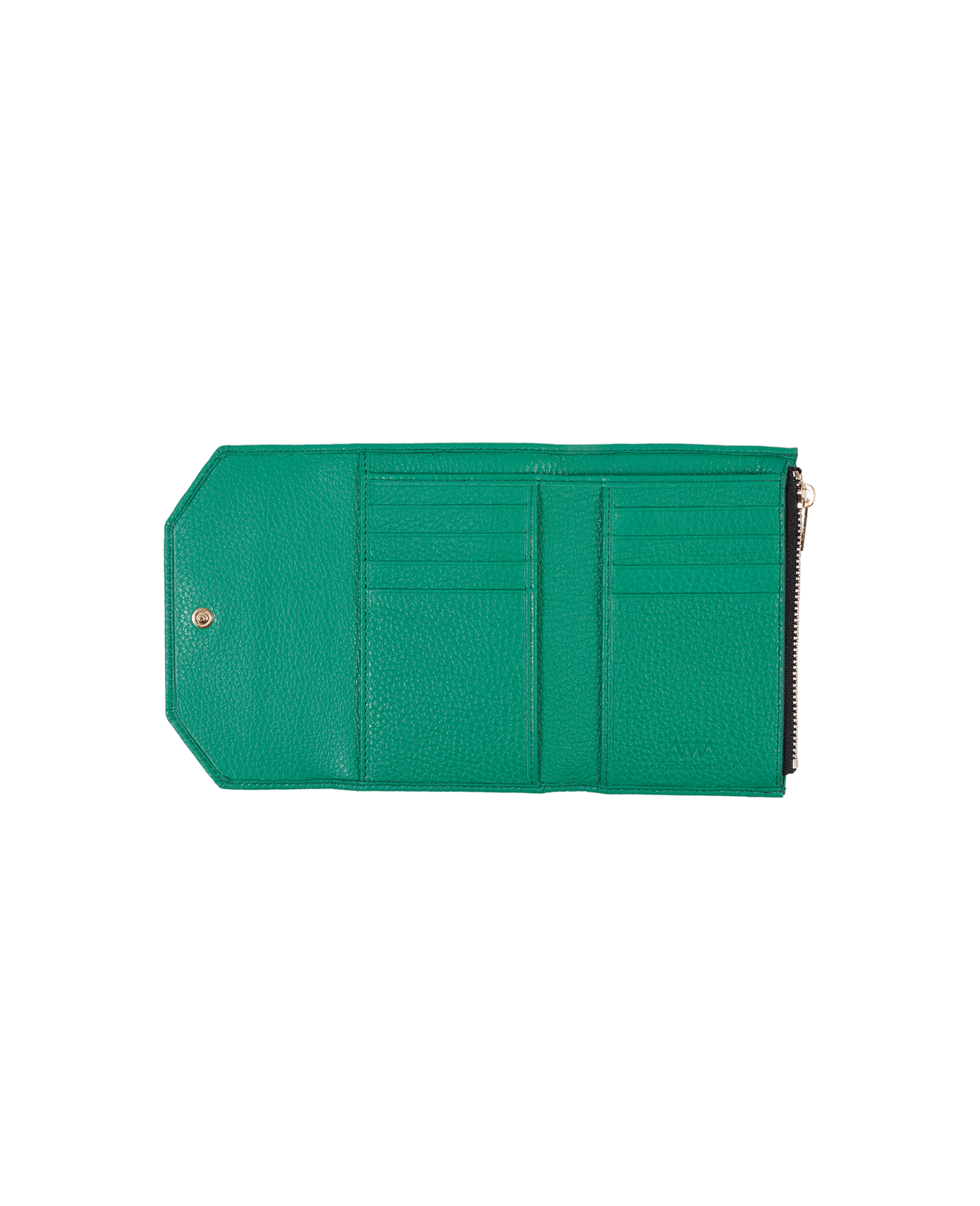 Wallet in Italian full-grain leather. Designed to carry your personal items. Available in a variety of styles and designs. Color: Elf. Size: Mini
