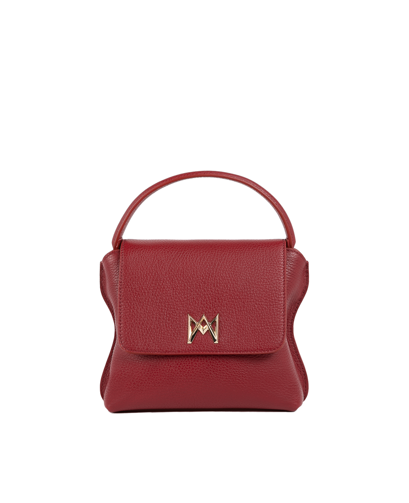 Cross-body bag in Italian full-grain leather, semi-aniline calf Italian leather with detachable shoulder strap.Three compartments, zip pocket in the back compartment. Magnetic flap closure with logo. Color: Dark Red. Size:Medium